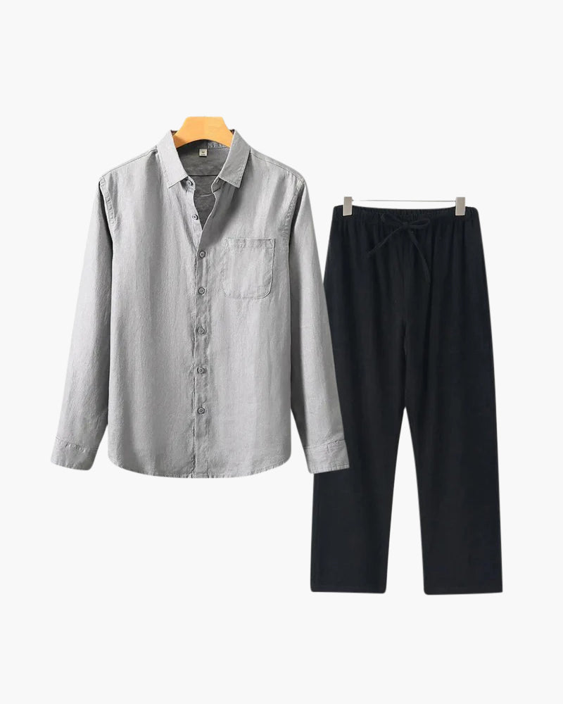 Conjunto de Linho Luxion (manga comprida)