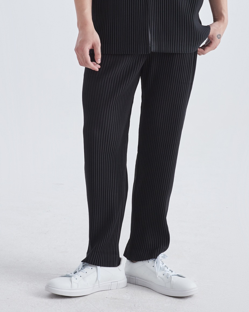 Calça de Algodão Canelada