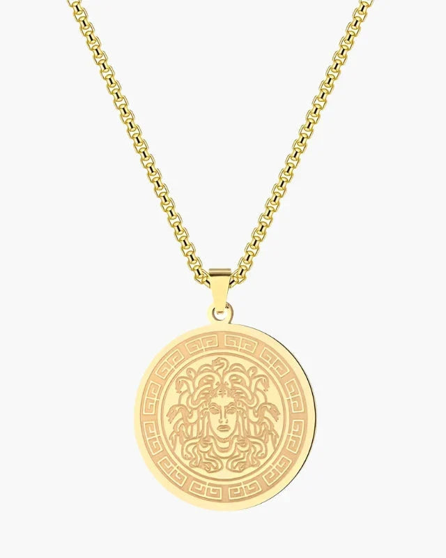 Medusa Corrente Longa (Ouro & Prata)