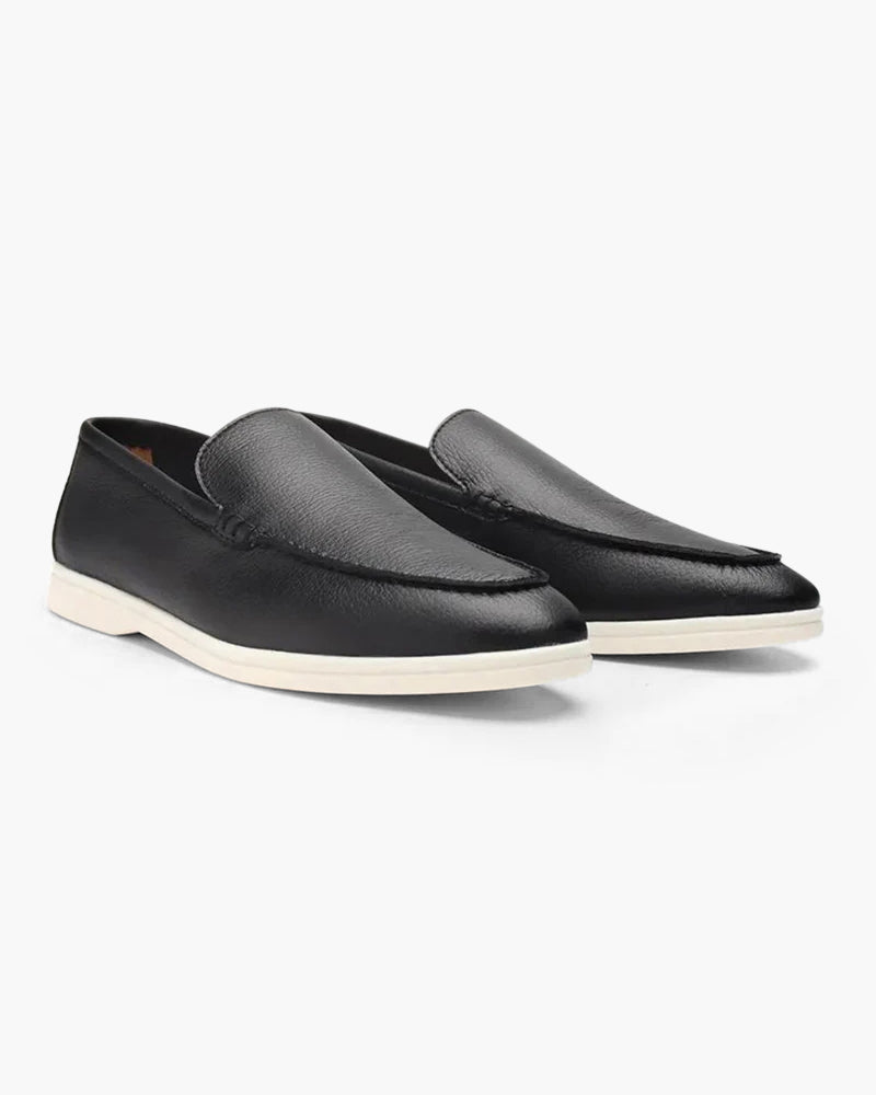 Mocassins de couro de vaca Old Money