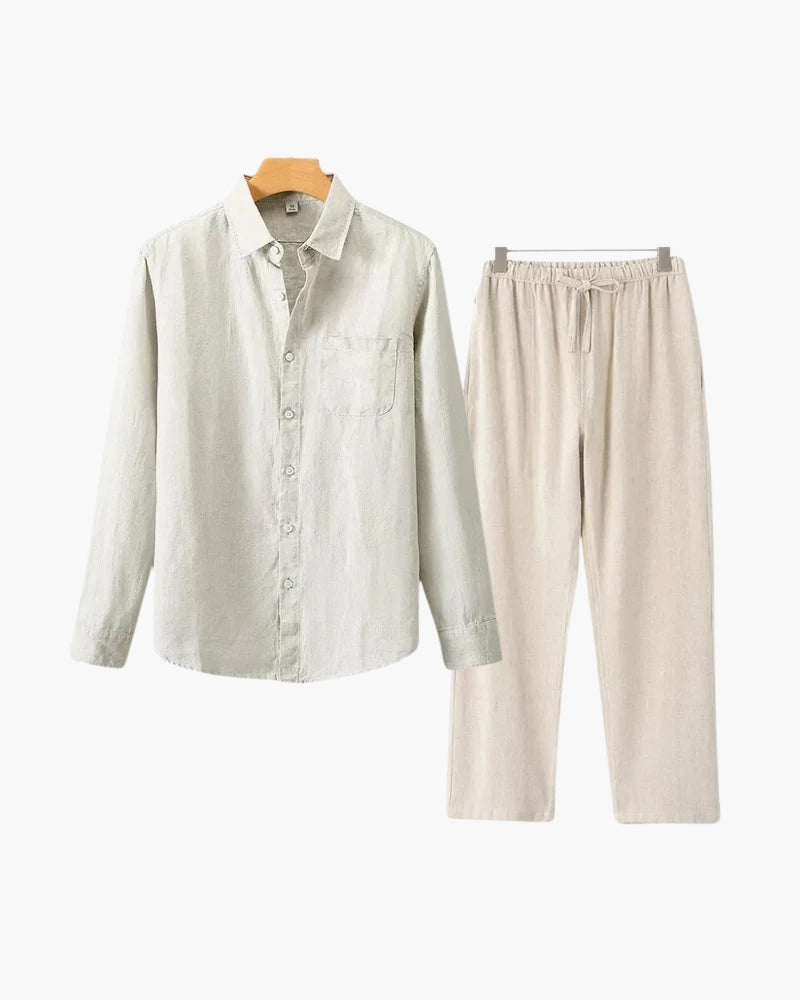 Conjunto de Linho Luxion (manga comprida)