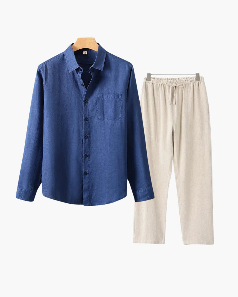 Conjunto de Linho Luxion (manga comprida)