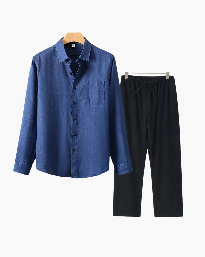 Conjunto de Linho Luxion (manga comprida)