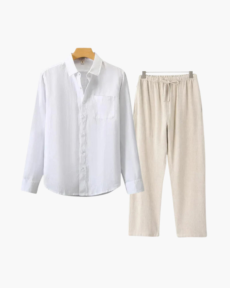 Conjunto de Linho Luxion (manga comprida)