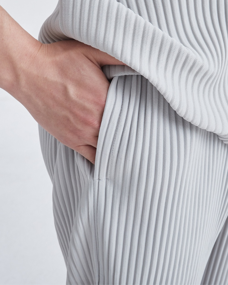Calça de Algodão Canelada