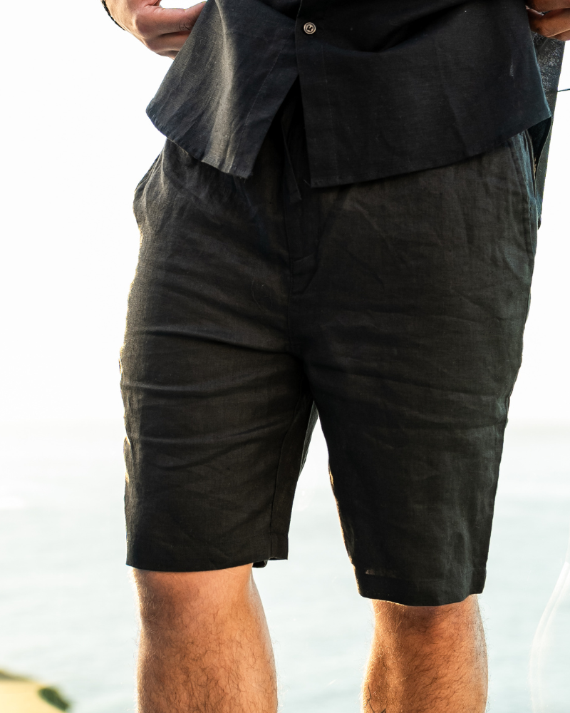 Casablanca - Shorts de Linho Premium