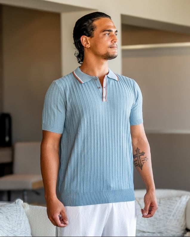 Polo de Malha Plain Ashford