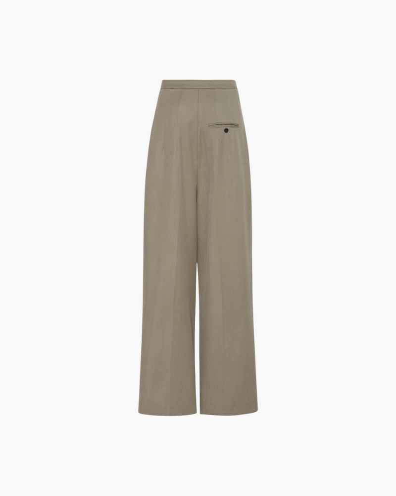 Calças de Lã Oversized