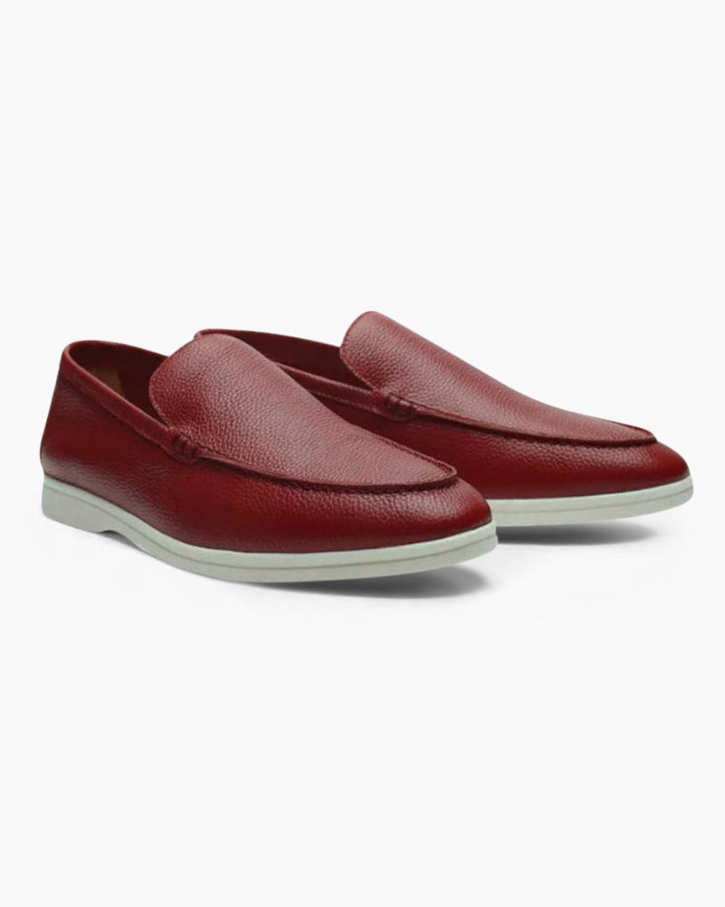 Mocassins de couro de vaca Old Money