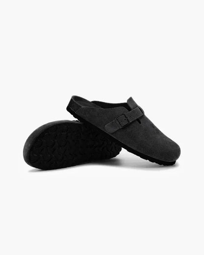 Tamanco Verona Camurça Preto