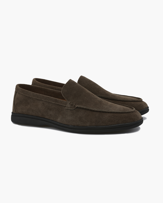 Mocassins de Camurça Premium - Sola Preta