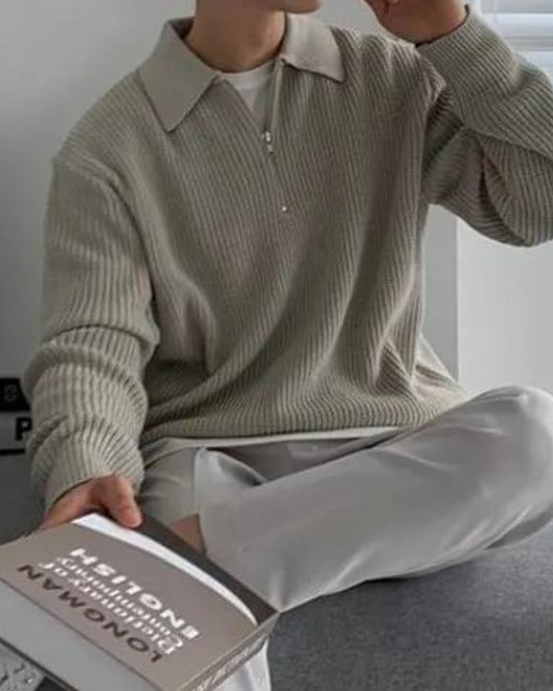 Suéter Cesare Meio Zíper