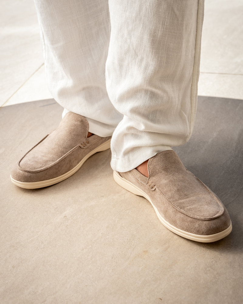 Mocassins de Camurça Premium Luxion - (Adquira seu Bracelete Old Money)