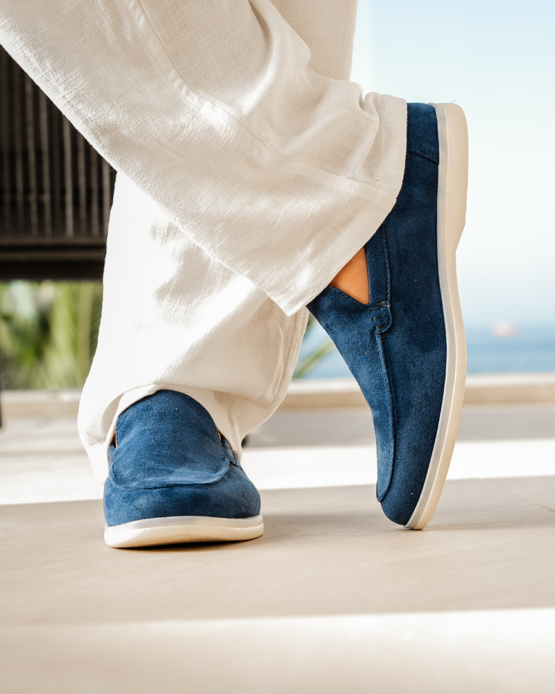Mocassins de Camurça Premium Luxion - (Adquira seu Bracelete Old Money)