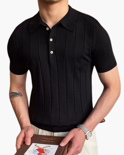 Polo de Algodão Canelado Cannes
