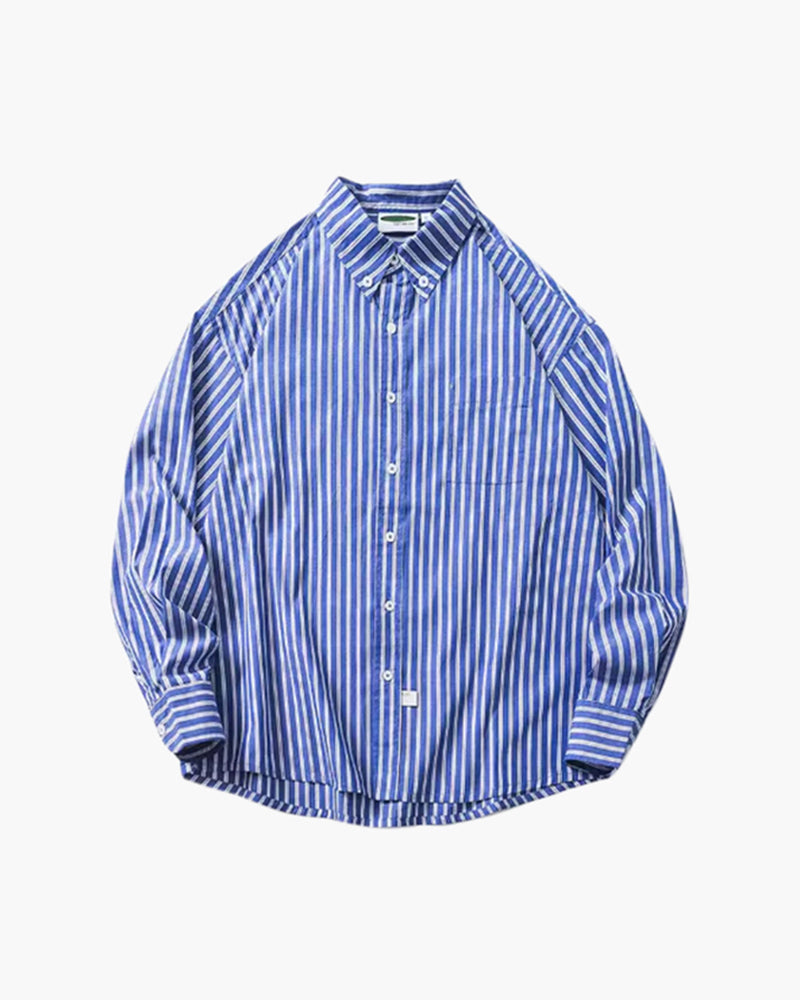 Camisa Listrada Oversized