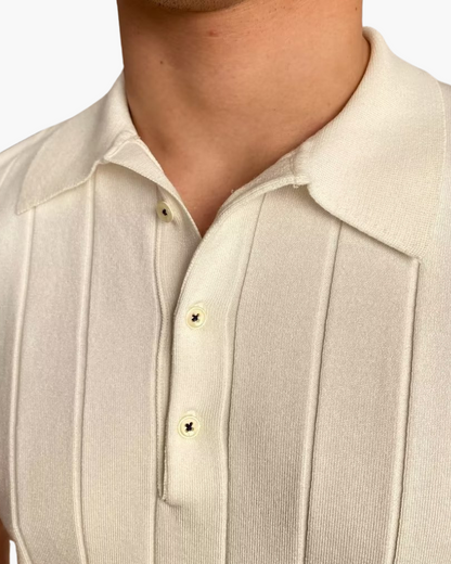 Polo de Algodão Canelado Cannes