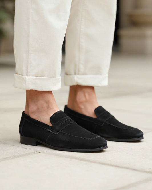 Mocassins de Camurça estilo Penny Luxion