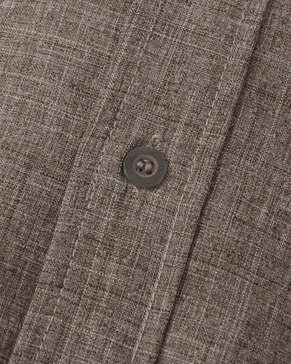 Camisa de Linho Gola Mandarim