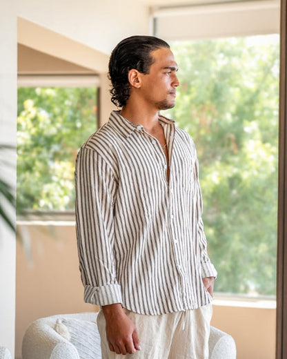 Camisa Listrada Masculina