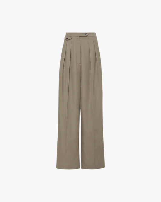 Calças de Lã Oversized