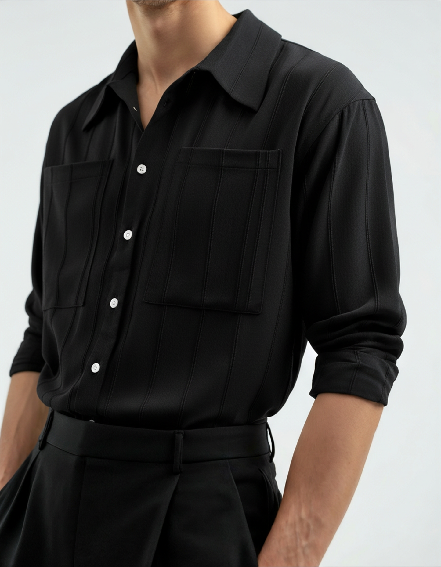 Camisa canelada ST Tropez