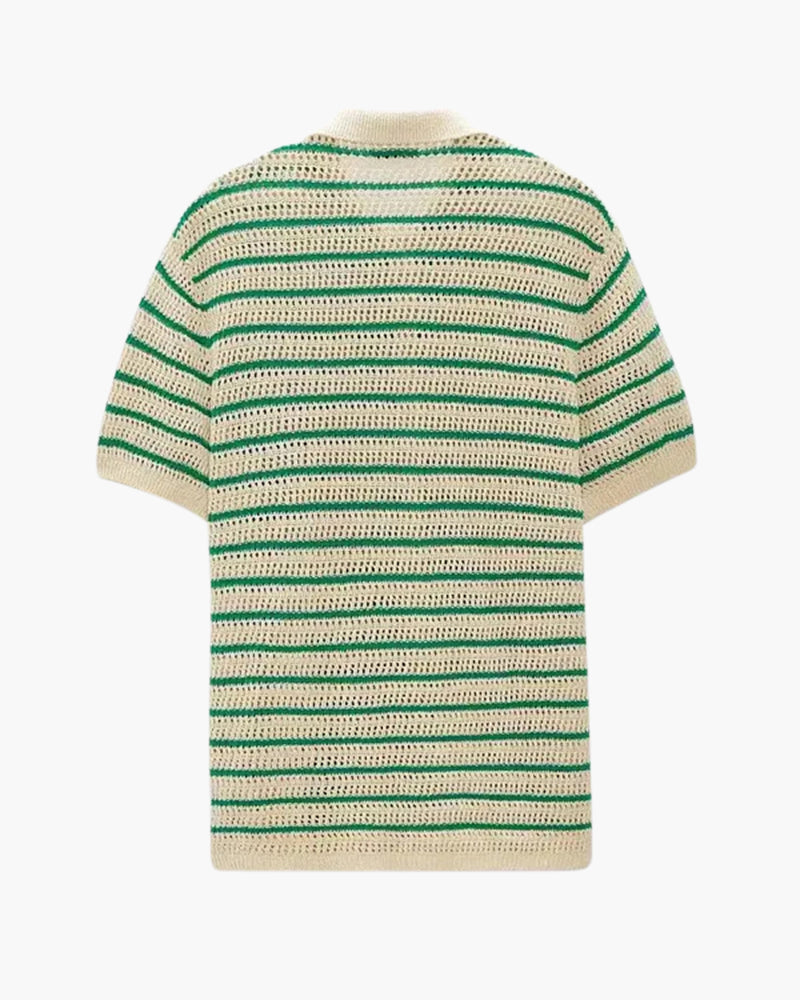 Marbella - Camisa de Botões de Malha