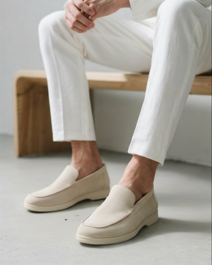 Mocassins de Camurça Premium Luxion - (Adquira seu Bracelete Old Money)