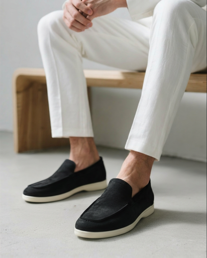 Mocassins de Camurça Premium Luxion - (Adquira seu Bracelete Old Money)