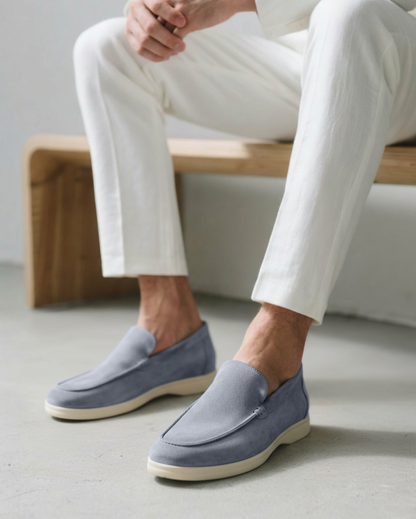 Mocassins de Camurça Premium Luxion - (Adquira seu Bracelete Old Money)