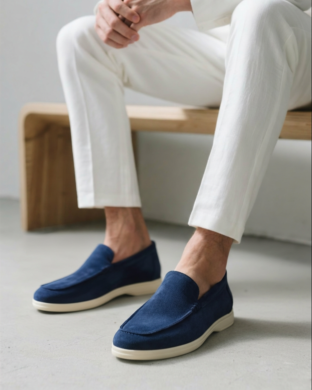 Mocassins de Camurça Premium Luxion - (Adquira seu Bracelete Old Money)