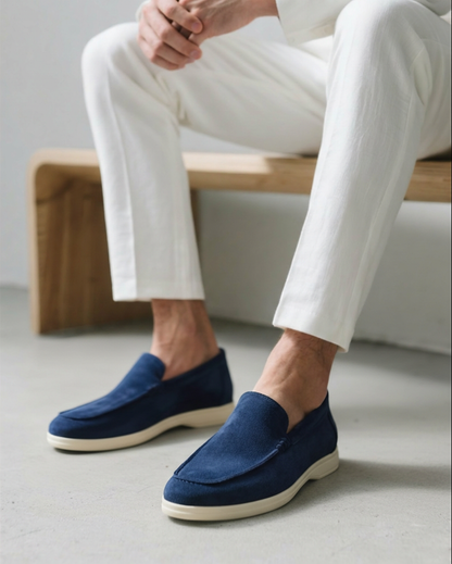 Mocassins de Camurça Premium Luxion - (Adquira seu Bracelete Old Money)
