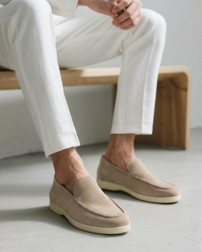 Mocassins de Camurça Premium Luxion - (Adquira seu Bracelete Old Money)