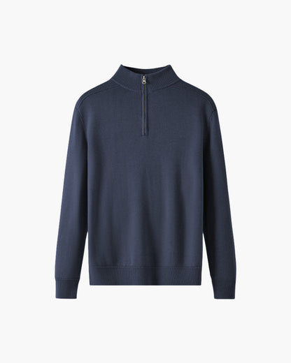 Suéter Merino 100% Lã com Zíper
